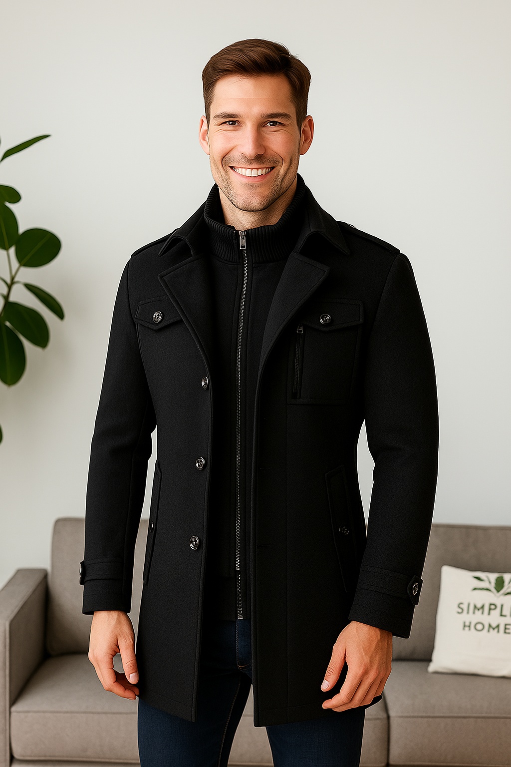 długi płaszcz męski – marki VindaKant