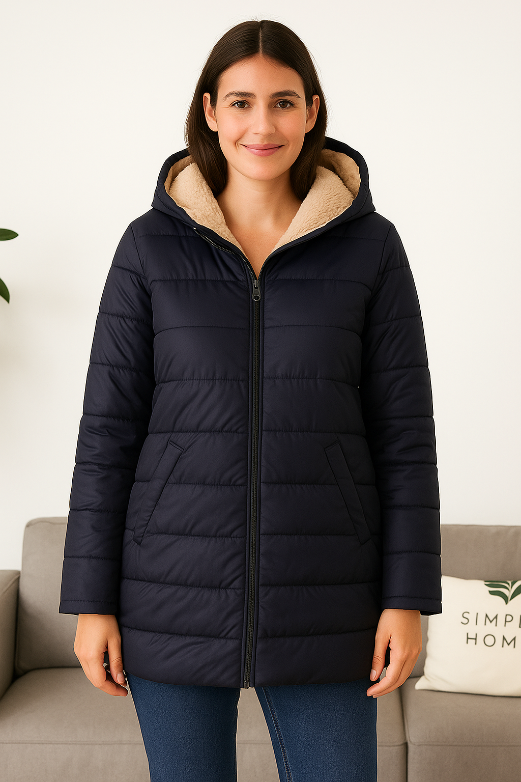 Kurtka zimowa ocieplana z podszewką polarową – ModaEkspert.pl