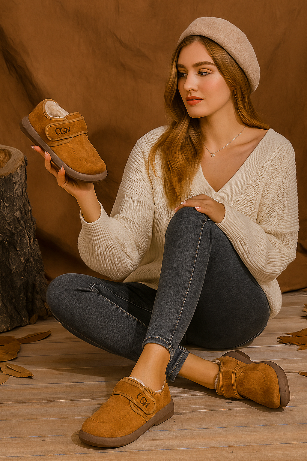 Warm Velcro Boots- ModaEkspert.pl