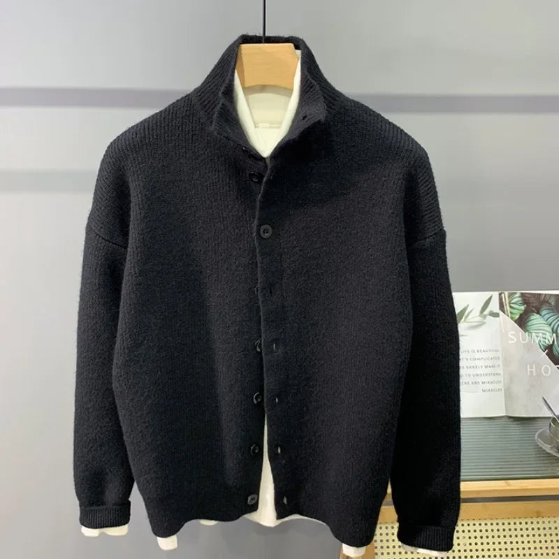 Sweter męski zapinany na guziki – ModaEksert.pl