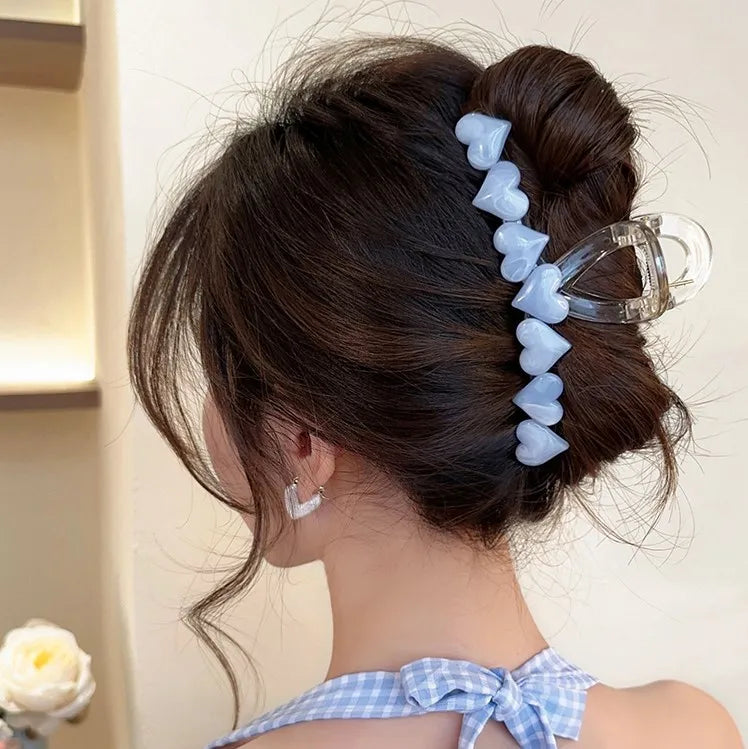 Klipsy do włosów Heart Me- ModaEkspert 