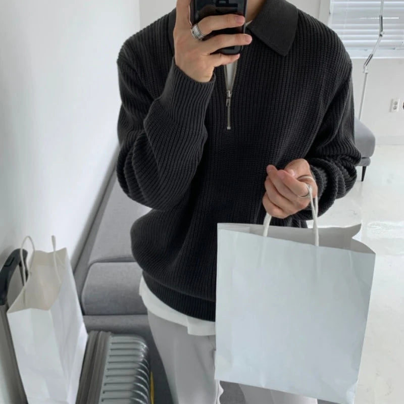 Stylowy sweter z zamkiem – ModaEkspert.pl