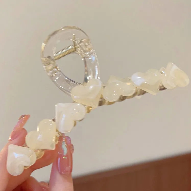 Klipsy do włosów Heart Me- ModaEkspert 