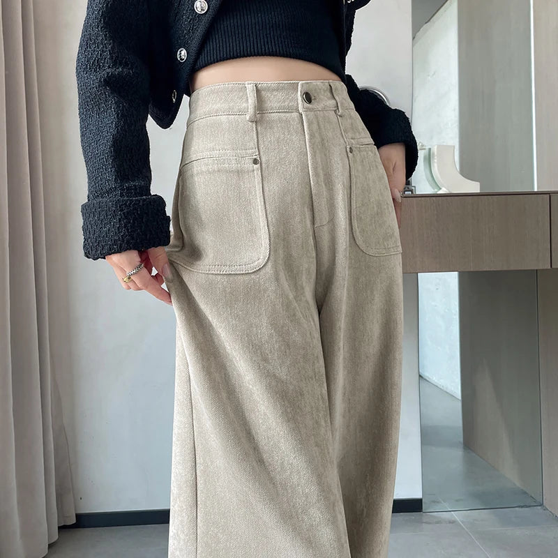 Spodnie Sandy Chic z szerokimi nogawkami – ModaEkspert.pl 