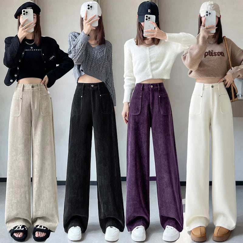 Spodnie Sandy Chic z szerokimi nogawkami – ModaEkspert.pl 