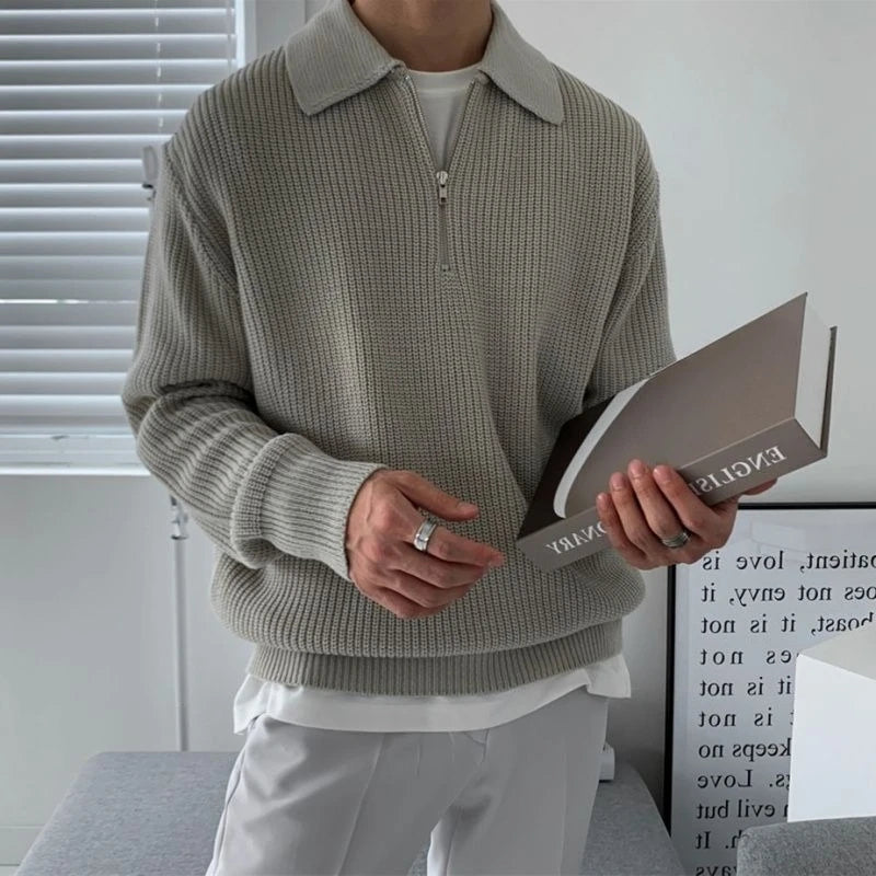 Stylowy sweter z zamkiem – ModaEkspert.pl