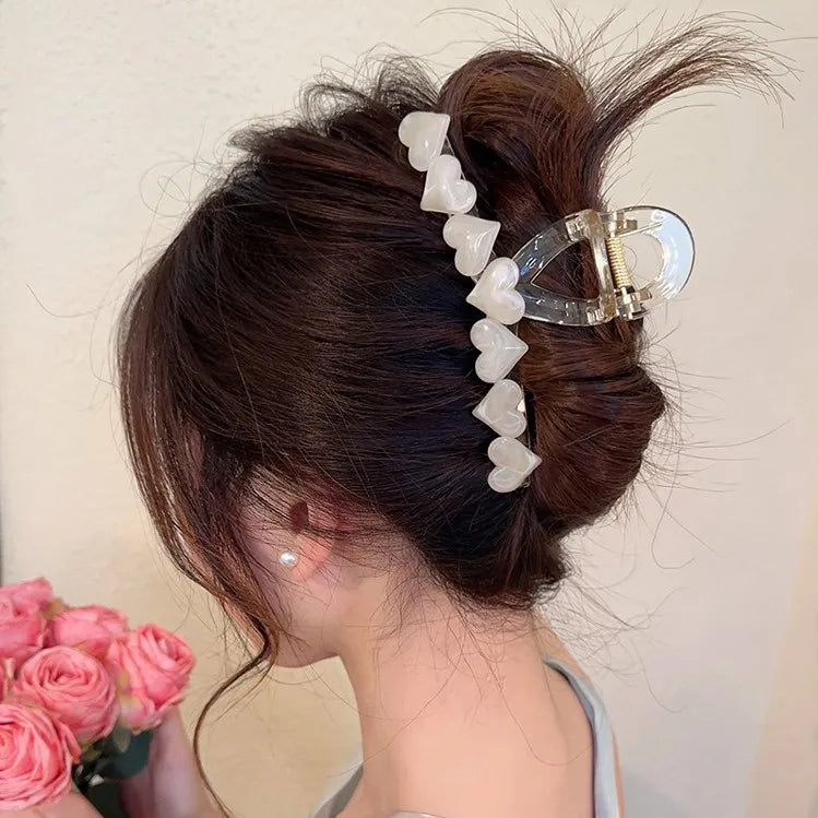 Klipsy do włosów Heart Me- ModaEkspert 