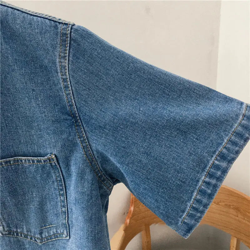 Niska kurtka dżinsowa - ModaEkspert 