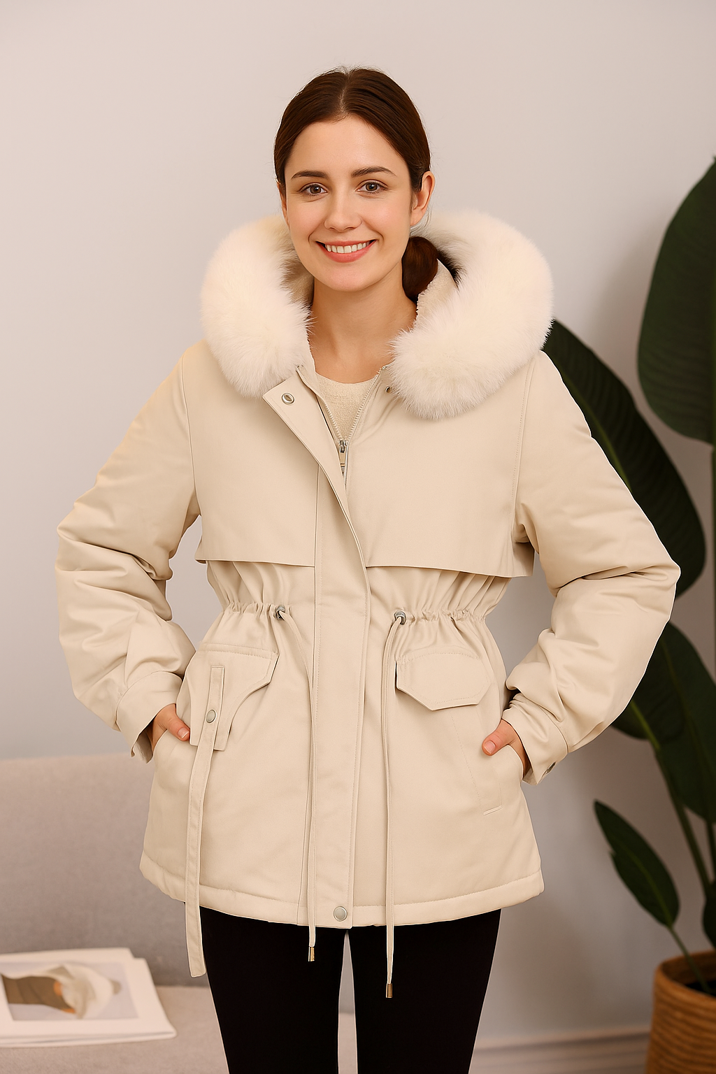 ANIA | Elegancka Kurtka - ModaEkspert.pl